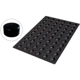 silicone baking mould baker's standard  • muffin | 6-cavity | mould size Ø 40 x H 20 mm  L 600 mm  B 400 mm product photo