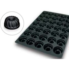 silicone baking mould baker's standard  • gugelhupf | 35-cavity | mould size Ø 60 x H 3 mm  L 600 mm  B 400 mm product photo