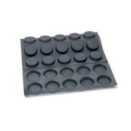 baking mould baker's standard  • hamburger | 40-cavity | mould size Ø 59 x H 13 mm  L 600 mm  B 400 mm product photo