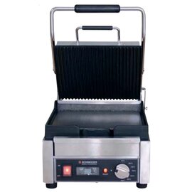 contact grill small | 230 volts | cast iron • smooth • grooved product photo