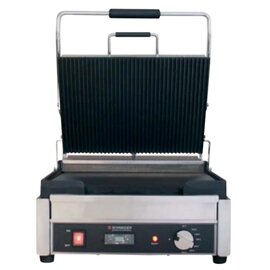 contact grill large | 230 volts | cast iron • smooth • grooved product photo