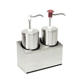 pump dispenser 2 x 2.25 ltr  Ø 107 mm  L 294 mm  H 378 mm product photo