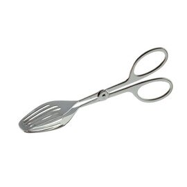 pastry tongs narrow stainless steel slotted  L 190 mm product photo