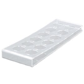 wrap holder plastic transparent | 12 holes  Ø 70 mm | 560 mm  x 195 mm  H 50 mm product photo