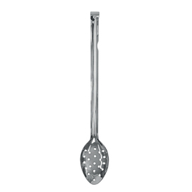 serving spoon | stainless steel perforated L 340 mm product photo
