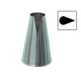 piping tip St. Honoré stainless steel shiny  H 46 mm product photo