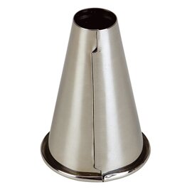Hole spout, material: stainless steel, with shelves, seam folded inside, Ø: 6 mm product photo