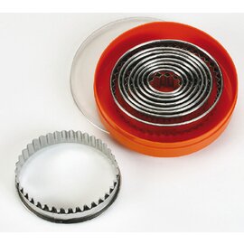set of cookie cutters 9-part  • oval  | stainless steel  H 30 mm product photo