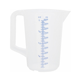 measuring beaker PP 1000 ml graduated scale imprinted product photo