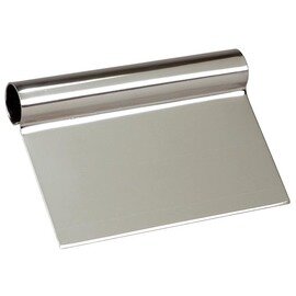 dough cutter stainless steel round handle  L 150 mm product photo