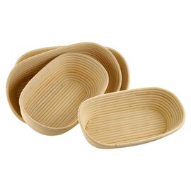 bread mould|proofing basket peddig reed oval bread weight 500 g  L 240 mm  B 140 mm product photo