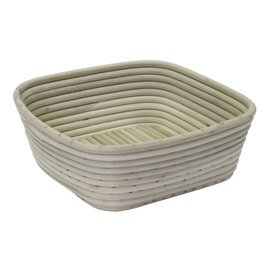 bread mould|proofing basket peddig reed with plaited floor bread weight 1000 g  L 220 mm  B 220 mm  H 80 mm product photo