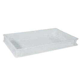 dough container  • white  • rectangular  | 14 ltr | 600 mm  x 400 mm  H 77 mm product photo