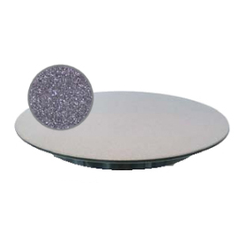 cake plate plastic silver coloured Ø 240 mm  H 30 mm product photo