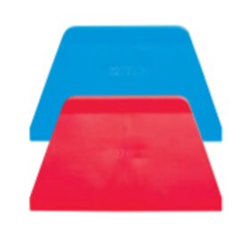 scraper plastic red angular  L 221 mm product photo