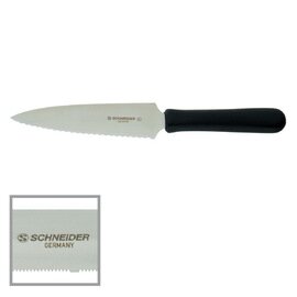 cake knife plastic stainless steel | cut on both sides smooth cut serrated cut blade length 160 mm product photo