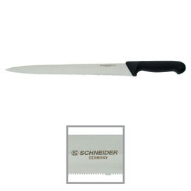 cake knife | kitchen knife straight blade serrated cut | black | blade length 31 cm product photo