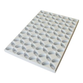 multi-cavity baking mould  • oval | 96-cavity | mould size 50 x 23 mm  L 590 mm  B 390 mm product photo