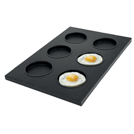 gastro tray aluminium with 6-cavity 530 mm product photo