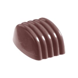 chocolate mould  • rectangular | 24-cavity | mould size 30 x 27 x H 19 mm  L 275 mm  B 135 mm product photo