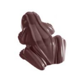 chocolate mould  • frog | 18-cavity | mould size 66 x 45 x H 14 mm  L 275 mm  B 135 mm product photo