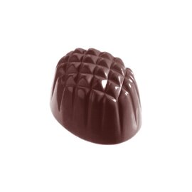 chocolate mould  • oval | 24-cavity | mould size 33 x 25 x H 21 mm  L 275 mm  B 135 mm product photo