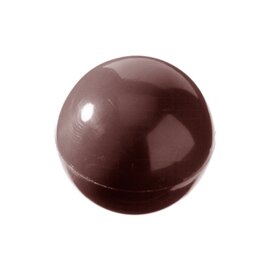chocolate mould  • half-sphere | 32-cavity | mould size Ø 27 mm  L 275 mm  B 135 mm product photo