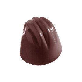 chocolate mould  • half-sphere | 21-cavity | mould size Ø 34 x 29 mm  L 275 mm  B 135 mm product photo