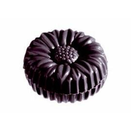 chocolate mould  • flower  • sunflower | 21-cavity | mould size Ø 35 x 7 mm  L 275 mm  B 135 mm product photo