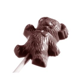 chocolate mould  • teddy bear | 6-cavity | mould size 48 x 37 x H 15 mm  L 275 mm  B 135 mm product photo