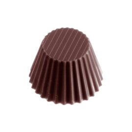 chocolate mould  • round  • ice cream candy | 24-cavity | mould size Ø 30 x 20 mm  L 275 mm  B 135 mm product photo