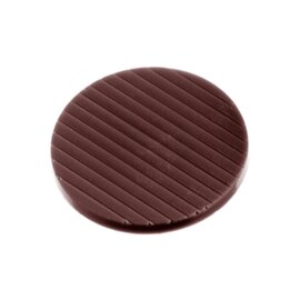 chocolate mould  • round | 21-cavity | mould size Ø 33 x 4 mm  L 275 mm  B 135 mm product photo