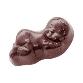 chocolate mould  • baby | 12-cavity | mould size 61 x 31 x H 19 mm  L 275 mm  B 135 mm product photo
