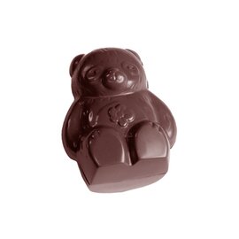 chocolate mould  • bear | 14-cavity | mould size 45 x 36 x H 16 mm  L 275 mm  B 135 mm product photo