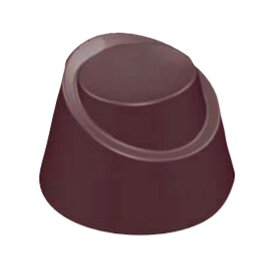 chocolate mould  • round | 21-cavity | mould size Ø 29.5 x H 20.2 mm  L 275 mm  B 135 mm product photo