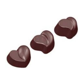 chocolate mould  • hearts | 21-cavity  L 275 mm  B 135 mm product photo