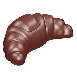 chocolate mould  • croissant | 14-cavity | mould size 48 x 29 x H 15 mm  L 275 mm  B 135 mm product photo