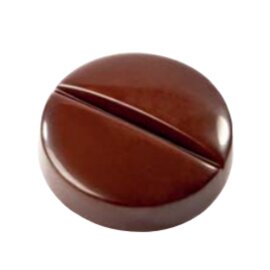 chocolate mould  • round | 24-cavity | mould size 25 x 25 x H 7 mm  L 275 mm  B 135 mm product photo