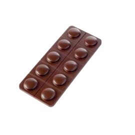 chocolate mould  • rectangle | 5-cavity | mould size 105 x 45 x 7.5 mm  L 275 mm  B 135 mm product photo