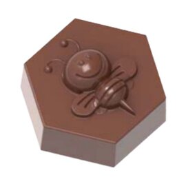 chocolate mould  • honey comb|bee | 21-cavity  L 275 mm  B 135 mm product photo