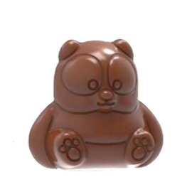 chocolate mould  • panda bear | 18-cavity | mould size 36.5 x 34 mm  L 275 mm  B 135 mm product photo