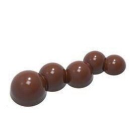 chocolate mould  • half-sphere raw | 24-cavity | mould size 20 x 20 x H 19 mm  L 275 mm  B 135 mm product photo