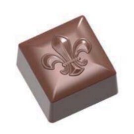 chocolate mould  • square | 24-cavity | mould size 25.7 x 25.7 x H 15.9 mm  L 275 mm  B 135 mm product photo