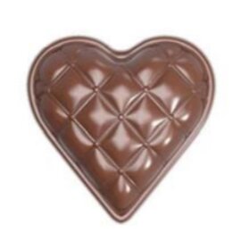chocolate mould  • heart | 18-cavity | mould size 32.9 x 32.9 x H 9.9 mm  L 275 mm  B 135 mm product photo