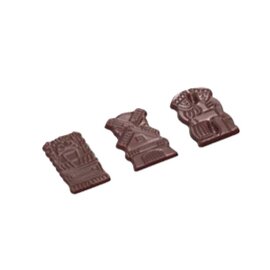 chocolate mould  • speculaas buiscuits | 12-cavity  L 275 mm  B 135 mm product photo