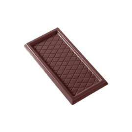 chocolate mould  • rectangular | 12-cavity | mould size 78 x 38 x H 4 mm  L 275 mm  B 175 mm product photo
