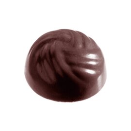chocolate mould  • round | 32-cavity | mould size Ø 25 x 11 mm  L 275 mm  B 135 mm product photo