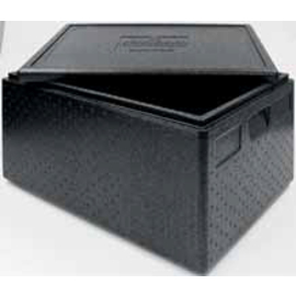 food transport container TOP-BOX baker's standard EPP black 53 ltr | 685 mm x 485 mm H 260 mm product photo