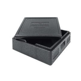 Top-Box PIZZA EPP black 21 ltr | 480 mm x 480 mm H 165 mm product photo
