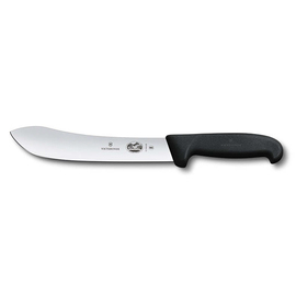 slaughtering knife FIBROX black | blade length 25 cm | smooth cut product photo